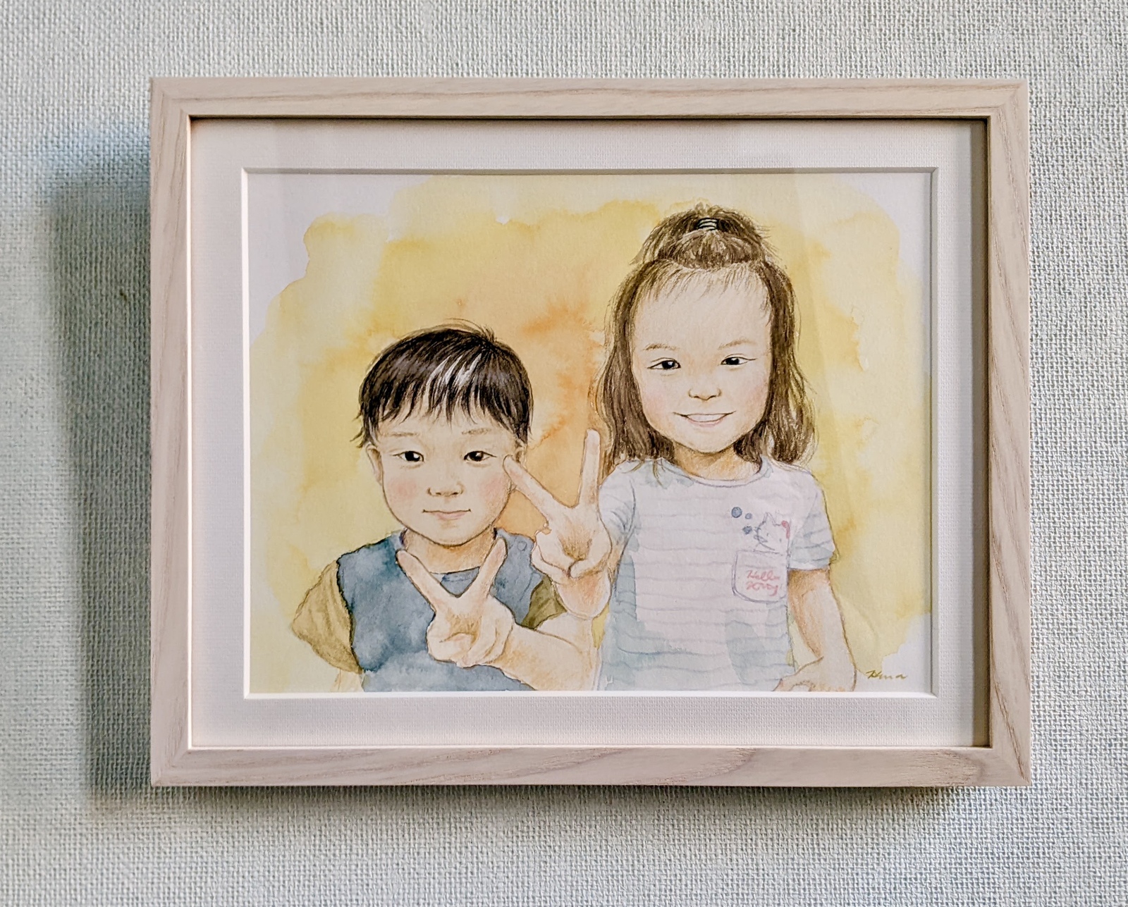 絵本作家が描く！オーダーメイド似顔絵