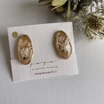beige / earring
