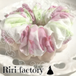 💓ワンコイン💓プリンセスローズ🌹さらにもこもこ✨ふわもこシフォンシュシュ❤(ピンク系×ベビーピンク)