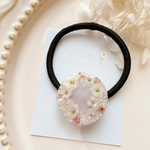  リースFlower花✿レジンヘアゴム    レジン    ヘアゴム    ドライフラワー