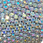 100㎝/ss24（約5.0mm）ダイヤレーンシルバー（オーロラ）