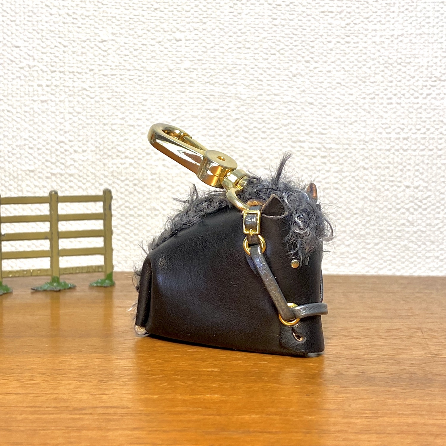 黒鹿毛 馬のバッグチャーム - vert pastille | minne byGMOペパボ 国内