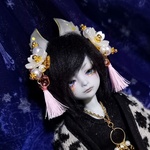 ◆ 髪飾り 桜 2つセット ◆ オビツ11、ノアS等サイズ(1/6ドールサイズ)