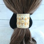 インド刺繍リボンのポニーテールフック