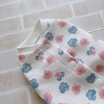 再販🌸 犬服S パンジー ピンク　バックオープン(背中開き)✨送料無料✨