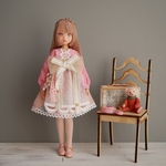 ハルモニアブルーム＆rurukoサイズ・ピンクのワンピース（単品）