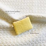 NUBI  Pastel yellow コインケース　パステルイエローヌビポーチ　イブル　ヌビ