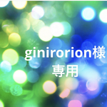 ginirorion様　専用