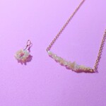エチオピアオパール 天然石 さざれ ネックレス＆ペンダントトップ