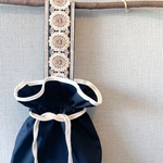 【ブラック×ホワイト】オムツポーチ