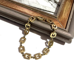 メンズにもVINTAGE   GIVENCHY  ブレスレット　ヴィンテージ　　アンティーク  クラシカル　フラワー　ミニ　クリップ　ナチュラル　カジュアル　メンズ　アクセサリー パール　ギフト