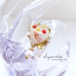 🍰 Angel Shortcakes : 06 ✵ パールが揺れる 天使の指輪  フリーリング ハート型