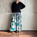 【baniraco117様専用ページ】春のスカーチョ ペチパンツ付き ガーゼブラウス水色