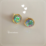 ♡再販♡ 一期一会　オーロラピアス