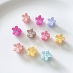 ミニ　キッズ　フラワー　花　ヘアクリップ バンスクリップ  10個セット