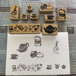 【お値下げ】⭐️.*˚ティータイムスタンプセット⭐️.*˚スタンプ はんこ