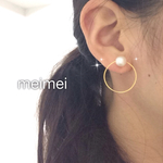 【再販3】天使の輪ピアス*樹脂ノンホールピアス*
