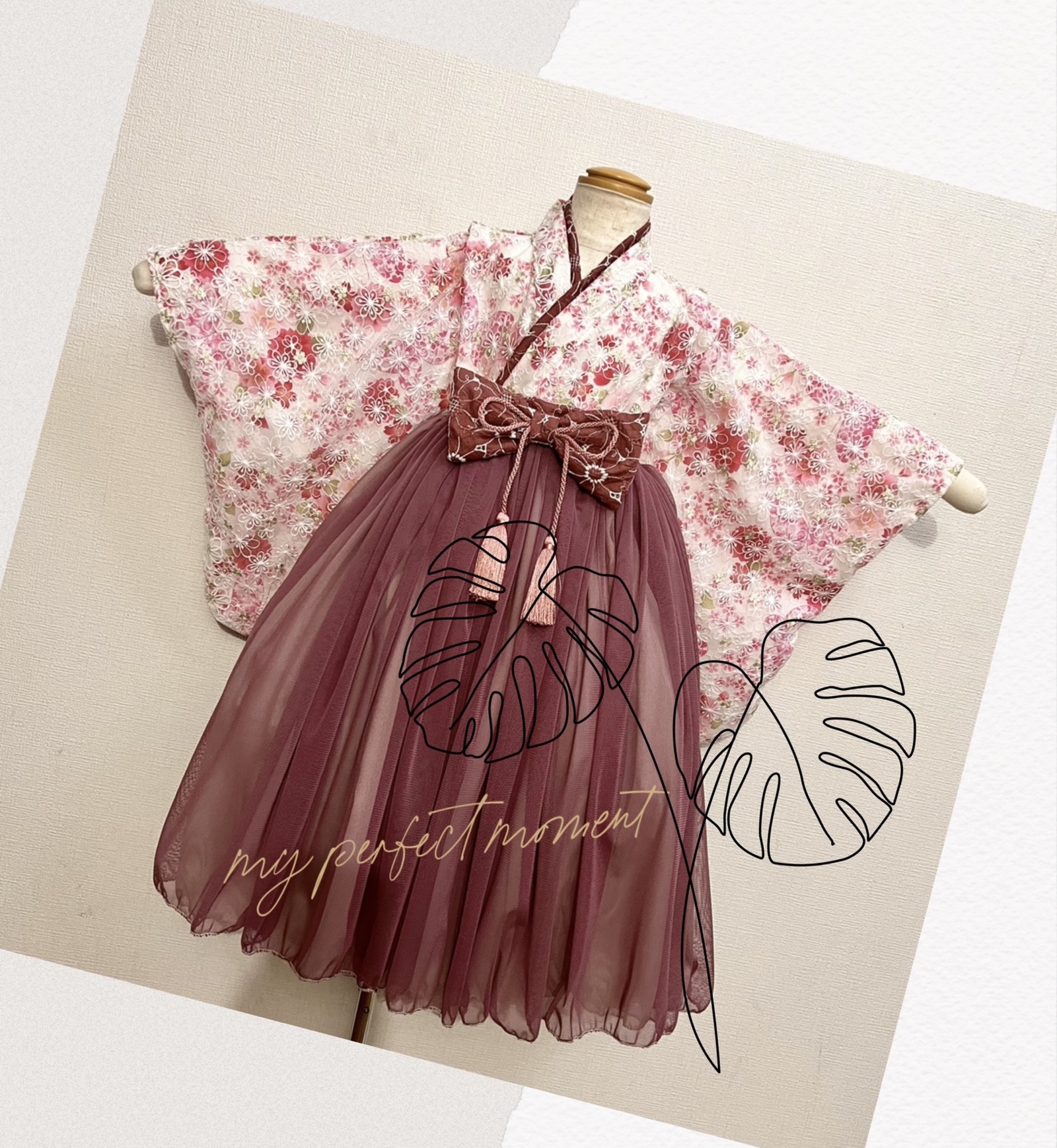 【ちらかん】キッズ袴　ハンドメイド ちらかん】キッズ袴 ハンドメイド 楽天市場】キッズ 袴