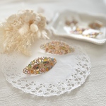 ステンドグラス風バレッタ