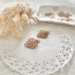 ステンドグラス風ヘアクリップ 中サイズ