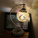 トルコランプ風 ミニチュアライト 金×白（透明）