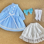 【SALE】水色ワンピセット　ブライスアウトフィット