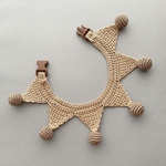 🐈‍⬛ cat necklace 050 受注後製作【猫 首飾り 首輪  セーフティバックル  かぎ針編み】