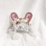 アンティークローズ♡うさ耳ヘッドドレス（カチューシャ）