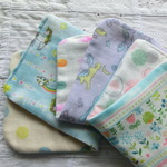３枚セット☆Wガーゼ3枚重ねハーフハンカチ☆ 10×20