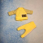 部屋着セット・イエロー《ねんどろいどどーる/オビツろいど/標準/脚長》