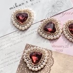 【直径28mm 2個set】高級パーツ Cb287 ラインストーン クリスタル ガラス スワロフスキー