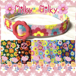 17800　milky milky＊迷子札付＊フルオーダーの軽い首輪