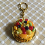 フルーツタルトのバッグハンガー（キーホルダー付き）再販