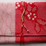 ７０２３　絞りの着物で作ったタブレット入れ　＃送料無料
