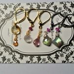 【２】宝石質の天然石を使ったジュエリーニットマーカー（宝飾品として作られた宝石たちシリーズ）