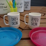 『100均貴族』BBQ・キャンプ用マグ 名前入れ カッティングステッカー ラベル