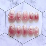 ちゅるん♡マグネット×チーク♡ワンホンネイルチップ
