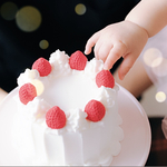 【人気爆発！】いちごかわいい♡ケーキトッパー付きバースデーケーキ
