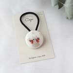 苺むぎゅっと猫🍓ヘアゴム