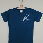 【在庫SALE】ギラファノコギリクワガタTシャツ 130size くわがた かぶとむし 紺