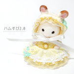 ☆ゆめかわ☆　シルバニア　フラワードレス　2点セット