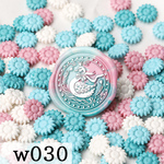 【W030】ひまわり型  シーリングワックス　MIX　100粒