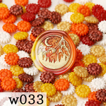 【W033】ひまわり型 シーリングワックス MIX　100粒