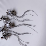 【期間限定50%off  450円→225円】【在庫限り】2pcs)2732)メタルチェーン)rhodium#4f