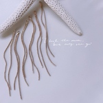 【在庫限り】4pcs)2727)メタルチェーン)snake twin gold#1g