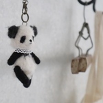 あみぐるみパンダさん　バッグチャーム