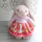 ◆うさぎスカートのカジュアルワンピース*ぬいぐるみ服ぬい服ジェリーキャットjellycatぬい撮り