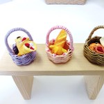 ミニチュアカゴ　3個セット　１