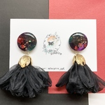 022:毒を纏う　レジン×ドライフラワー　ポイズンモチーフ　毒毒シリーズ　シフォン　揺れる