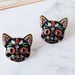 エキゾチックな猫のピアス